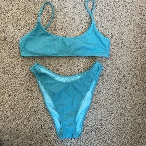 pacsun sparkly bikini top